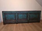 blauw / groen  TV meubel / Dressoir, Antiek en Kunst, Ophalen