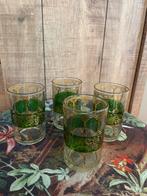 Groene turkse theeglazen, Huis en Inrichting, Glas of Glazen, Ophalen of Verzenden, Overige stijlen, Glas