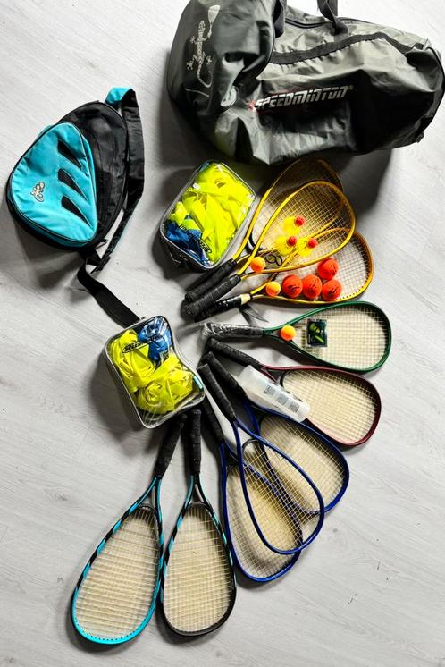 Speedminton set, Sport en Fitness, Badminton, Gebruikt, Racket(s), Ophalen of Verzenden