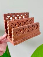 Vintage houten brievenhouder postbakje, Ophalen of Verzenden, Gebruikt