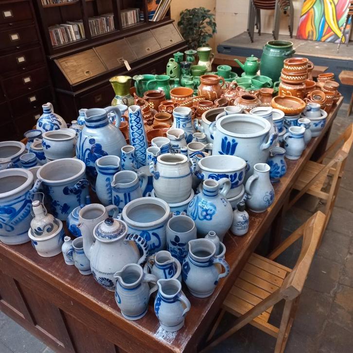 Heeeeeel veeeel aardewerk, Antiek en Kunst, Curiosa en Brocante, Ophalen