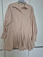 Oversized beige blouse van H&M, Beige, Ophalen of Verzenden, Zo goed als nieuw, Maat 36 (S)