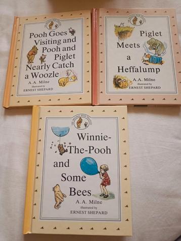 Drie Engelstalige Winnie the Poohboekjes. beschikbaar voor biedingen