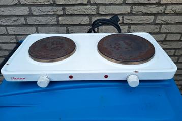 BESTRON compacte twee pits e-kookplaat beschikbaar voor biedingen