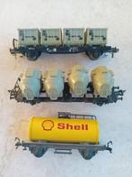 H0#521 Fleischmann 1473, 1215 goederenwagons., Hobby en Vrije tijd, Modeltreinen | H0, Gebruikt, Gelijkstroom, Fleischmann, Wagon