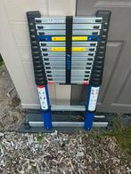 Telescoop laddert 3,8 meter, Doe-het-zelf en Verbouw, Ladders en Trappen, Ophalen, Zo goed als nieuw