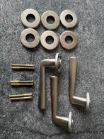 3 RVS deurklinken, Ophalen, Zo goed als nieuw, Rvs, Klink of Kruk