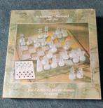 Schaak / dambord van glas, Hobby en Vrije tijd, Gezelschapsspellen | Bordspellen, Een of twee spelers, Ophalen of Verzenden, Zo goed als nieuw