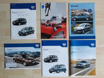 Dacia Brochures: Sandero, Logan MCV, Duster, Accessoires beschikbaar voor biedingen