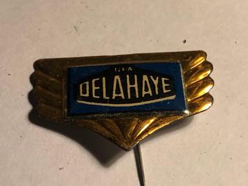 Metalen DELAHAYE AUTOMERK Speld (Blauw/Zwart/Wit/Goudkleur). beschikbaar voor biedingen