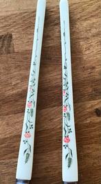 Vintage salade bestek met bloemmotief - nieuwstaat, Antiek en Kunst, Antiek | Bestek, Ophalen of Verzenden