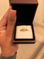 14K Gouden Ring met Diamanten - Maat 15/15.5, Verzenden, Nieuw, Kleiner dan 17, Met edelsteen