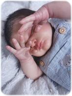 Reborn baby boy Max 👣, Verzamelen, Ophalen of Verzenden, Nieuw, Babypop