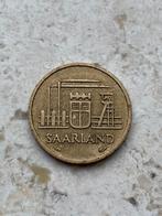 Saarland 10 franken 1954, Ophalen of Verzenden, Overige landen