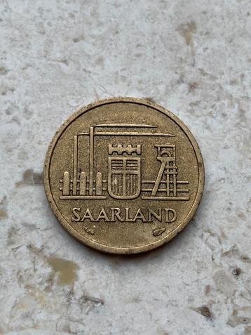 Saarland 10 franken 1954 beschikbaar voor biedingen