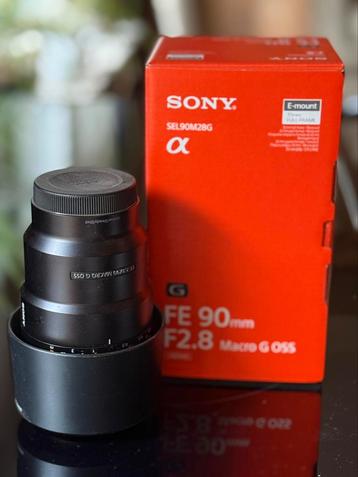 Sony 90mm F2.8 Macro G OSS – In uitstekende staat beschikbaar voor biedingen