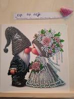 Diamond Painting Kaart - Bruidspaar, Hobby en Vrije tijd, Kaarten | Zelf maken, Ophalen of Verzenden, Nieuw, Overige thema's, Blanco kaart of Basiskaart