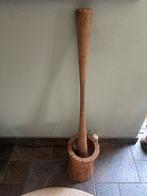 Surinaamse houten vijzel, Ophalen, Rechthoekig, Hout