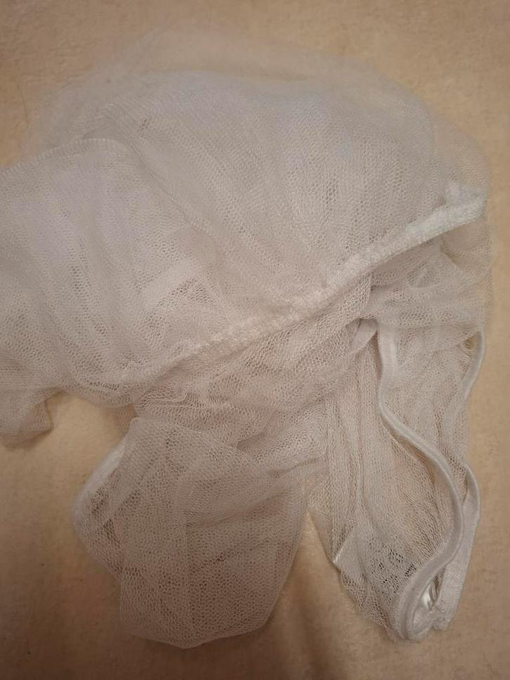 Ledikant Muskietennet net anti mug, Kinderen en Baby's, Kinderkamer | Beddengoed, Gebruikt, Dekbedovertrek, Wit, Jongetje of Meisje
