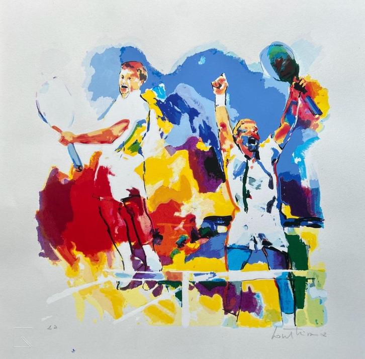 Zeefdruk Lou Tissen, Antiek en Kunst, Kunst | Litho's en Zeefdrukken, Verzenden