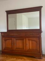 Dressoir met spiegel, Ophalen, Klassiek, 150 tot 200 cm, Zo goed als nieuw