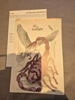 Maria van Scharrenburg borduurpatronen Schorpioen en Maagd, Ophalen of Verzenden, Zo goed als nieuw, Handborduren, Patroon