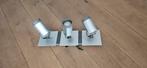 Drievoudige plafondlamp, Gebruikt, Metaal of Aluminium, Ophalen of Verzenden, Led
