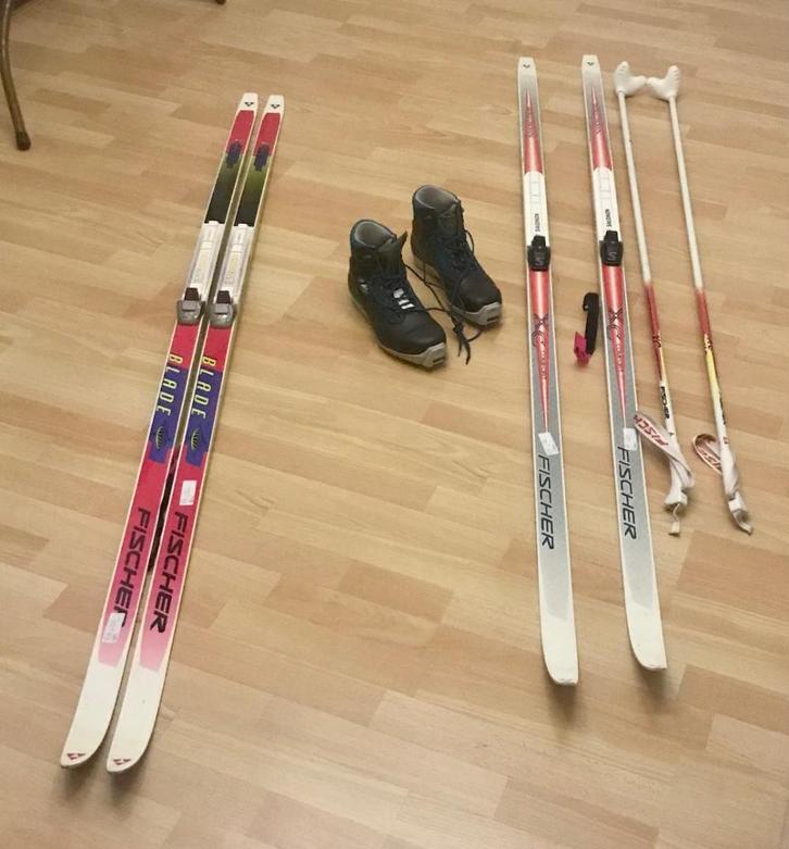 Langlaufmaterialen, Sport en Fitness, Skiën en Langlaufen, Zo goed als nieuw, Ski's, Langlaufen, Fischer, 180 cm of meer, Ophalen