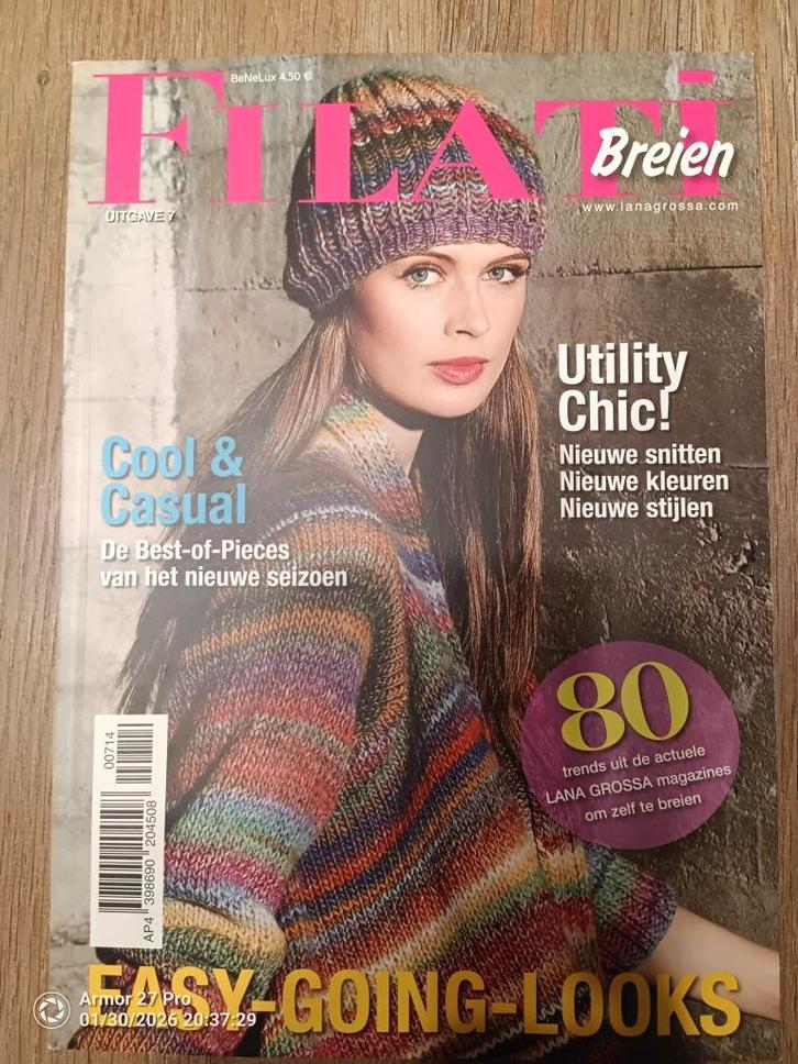 Filati Breien, Hobby en Vrije tijd, Breien en Haken, Zo goed als nieuw, Breien, Patroon of Boek, Ophalen of Verzenden