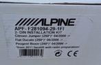 Ducato Jumper Boxer 250 Radio montage set Alpine, Auto diversen, Autoradio's, Ophalen of Verzenden, Nieuw