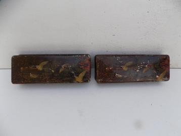 Blikken jaren 60 decoratie brocante vintage set   beschikbaar voor biedingen
