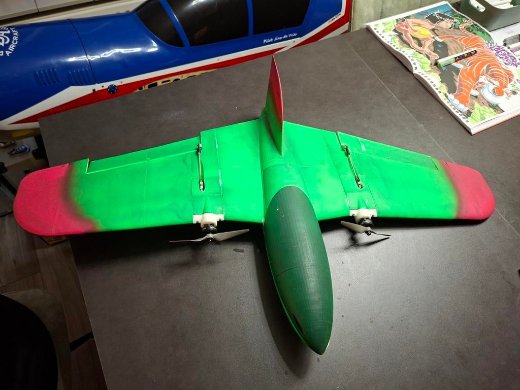 Interceptor 3d geprint, Hobby en Vrije tijd, Modelbouw | Radiografisch | Vliegtuigen, Ophalen of Verzenden, Zo goed als nieuw