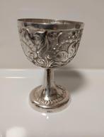 Antiek sterling 925 zilveren eierdop, Ophalen of Verzenden, Zilver