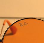 Ray Ban zonnebril in goede staat rond, oranje, Ophalen of Verzenden, Zo goed als nieuw, Oranje, Ray-Ban