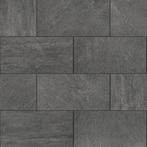 *ACTIE* Keramische tegel 1cm+3cm Parma Antraciet 30x60x4 cm, Verzenden, Nieuw, Keramiek, Terrastegels