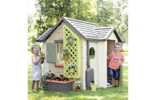 Smoby S.Life Garden House speelhuis uit voorraad nu €249, Kinderen en Baby's, Speelgoed | Buiten | Los speelgoed, Nieuw, Ophalen