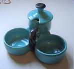 Oud  peper zout mosterd stel aardewerk circa 1950, Antiek en Kunst, Ophalen of Verzenden