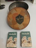 Verkade Blikken Trommel + 2 Kwartetspellen, Antiek en Kunst, Ophalen of Verzenden