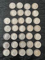 33 Zilveren Dubbeltjes, Ophalen of Verzenden, Koningin Wilhelmina, 10 cent, Zilver