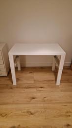 Witte IKEA Bureau - 96x58 cm, Ophalen, Kunststof, Gebruikt, 50 tot 100 cm