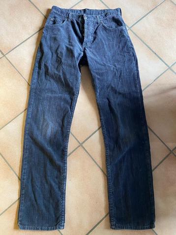 Hero by Wrangler jeans antracietgrijs fluweel W31 L34 ZG st beschikbaar voor biedingen