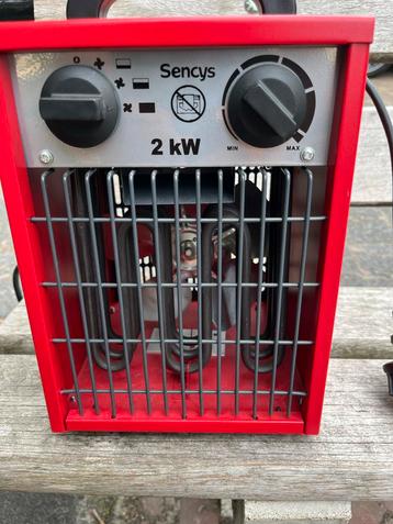 Sencys Werkplaatskachel 2000W - 2 standen beschikbaar voor biedingen
