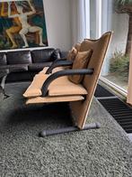 Twee T-Line stoelen van Arflex, Ophalen, Gebruikt, Minder dan 75 cm, Metaal