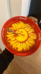 Coca Cola dienblad lachende zon / zonnebloem, Ophalen of Verzenden, Zo goed als nieuw, Overige materialen