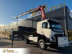 Volvo FMX 500 + 4x4 + HMF 4020 4x + JIB 4x 30 METER + REMOTE, Auto's, Automaat, Euro 6, Bedrijf, Diesel