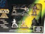doos met 6 metalen figuren van star wars 1996 NIEUW IN VERP., Verzenden, Nieuw, Beeldje of Buste