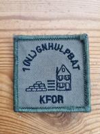 Borstpatch 1(NL) GN HULPBAT KFOR, Verzamelen, Ophalen of Verzenden, Landmacht, Nederland, Embleem of Badge