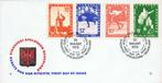 FDC speciale uitgifte van 11 enveloppen uit Apeldoorn, Postzegels en Munten, Postzegels | Nederland, Verzenden, Na 1940, Gestempeld