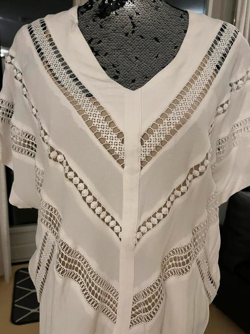 DANTE6 hele mooie wit top / tuniek in maat 4, Kleding | Dames, Tops, Zo goed als nieuw, Maat 38/40 (M), Wit, Korte mouw, Ophalen of Verzenden