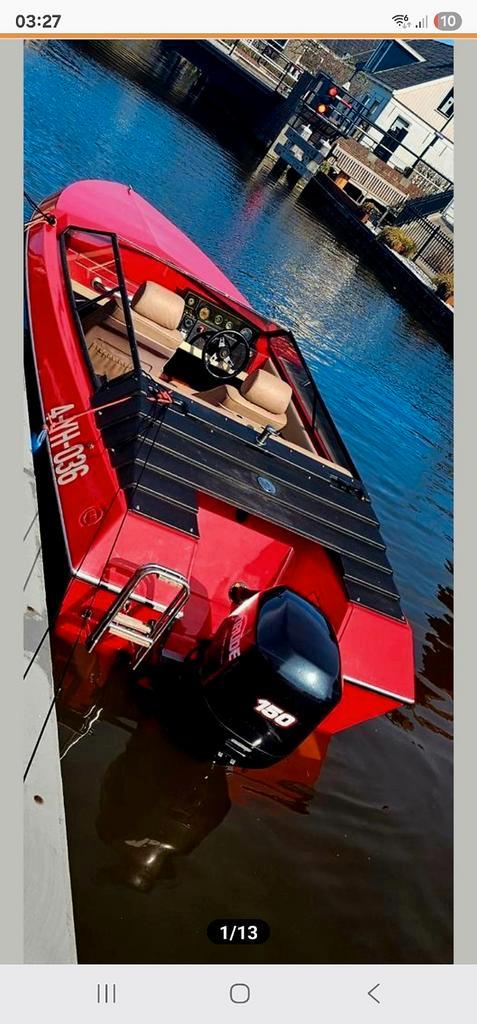 v6 vintage raceboot compl. Set. Vaarklaar, Watersport en Boten, Speedboten, Ophalen